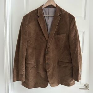 Saddlebred Men’s Corduroy Blazer Brown Size 50R